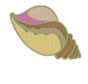 Buy Shell Embroidery File for Machine Stitching and Apparel