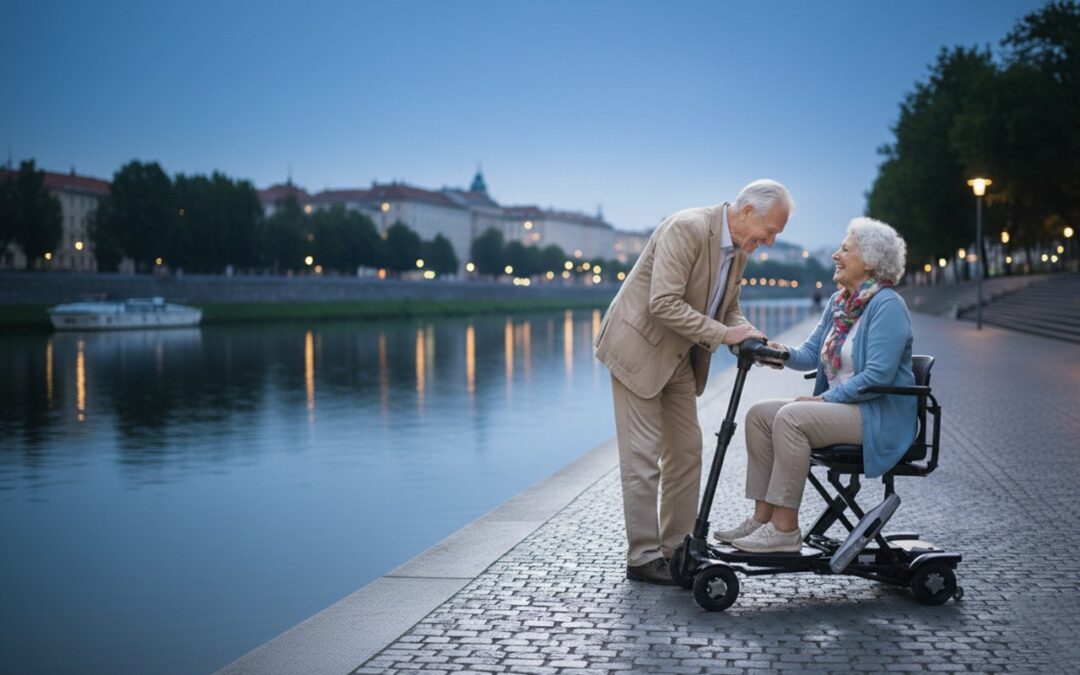 lightweight automatic folding mobility scooters