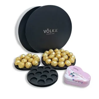Cushion pads for chocolate boxes