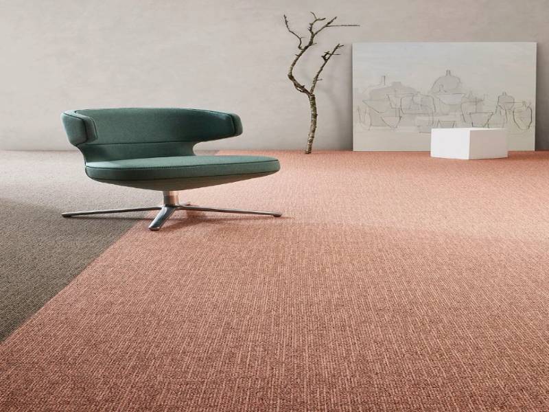 brown color sisal carpets dubai in a living room