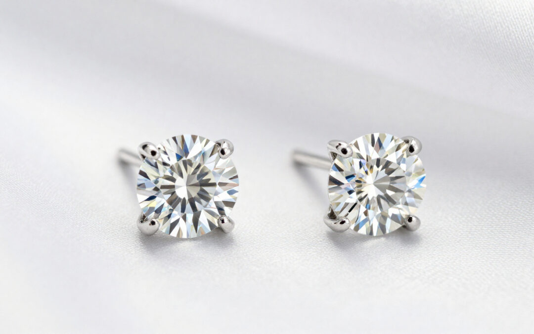 diamond stud earrings