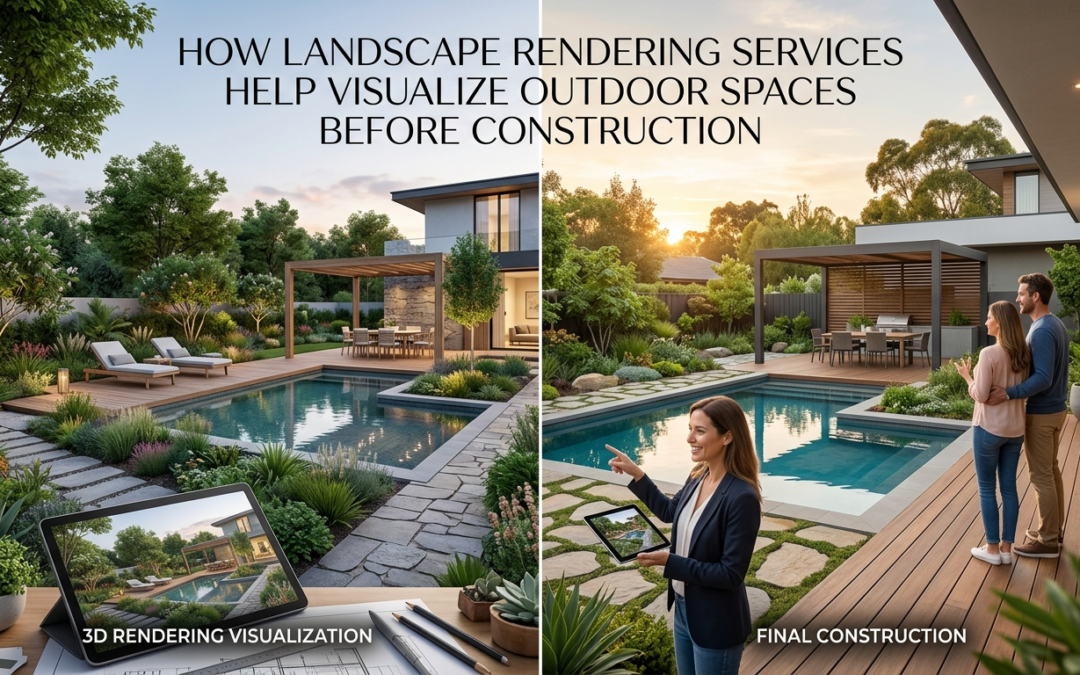 How Landscape Rendering Services Help Visualize Outdoor Spaces Before Construction