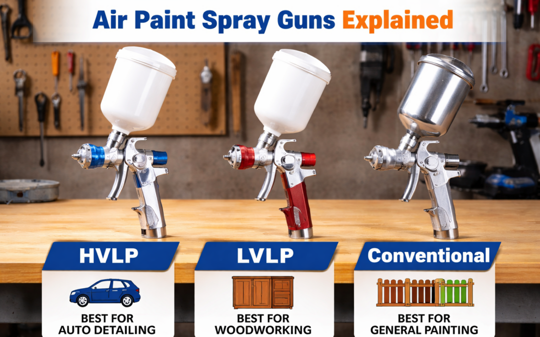 Air Paint Spray Guns Explained: Types, Uses, and Best Applications