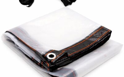Clear Plastic Tarpaulins for Weatherproof Enclosures