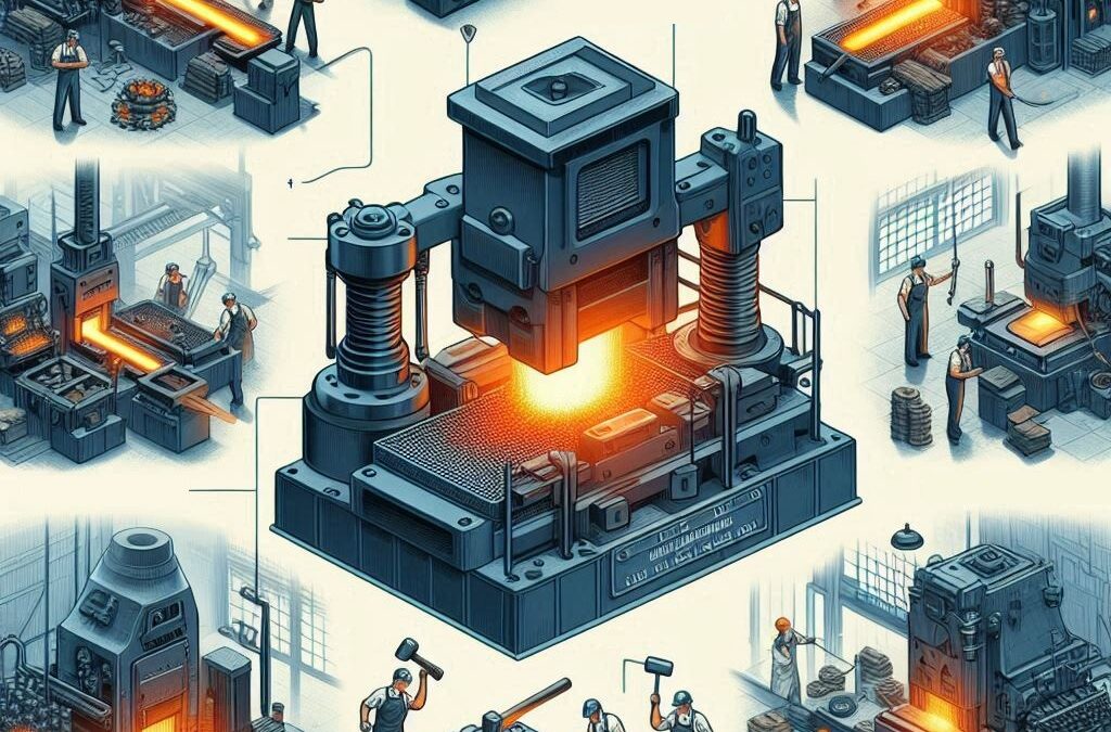Types of forging process used in forged components manufacturing