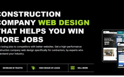 Construction Company Web Design for Contractors
