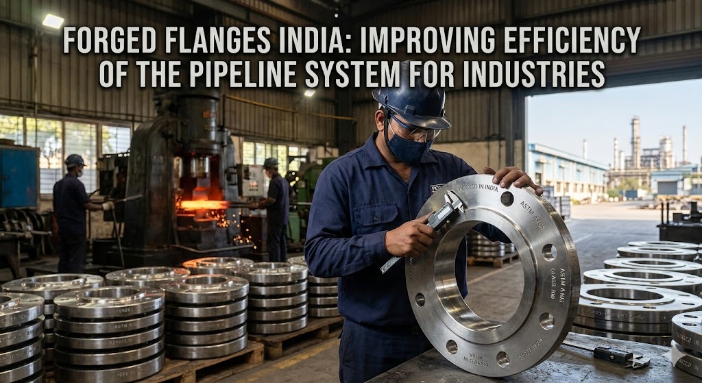 Forged flanges India: Improving efficiency of the pipeline system for industries