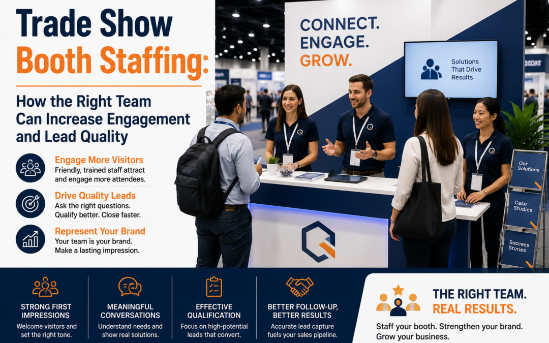 Trade Show Booth Staffing: How the Right Team Can Increase Engagement and Lead Quality