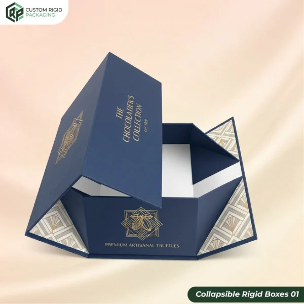 Premium Custom Collapsible Rigid Boxes For Brand Visibility