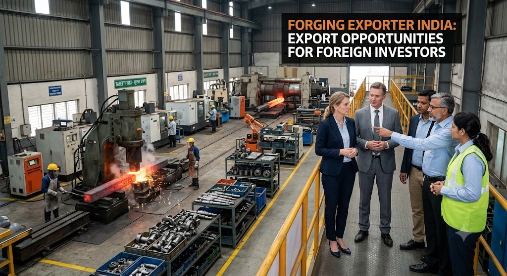 Forging exporter India: Export opportunities for foreign investors