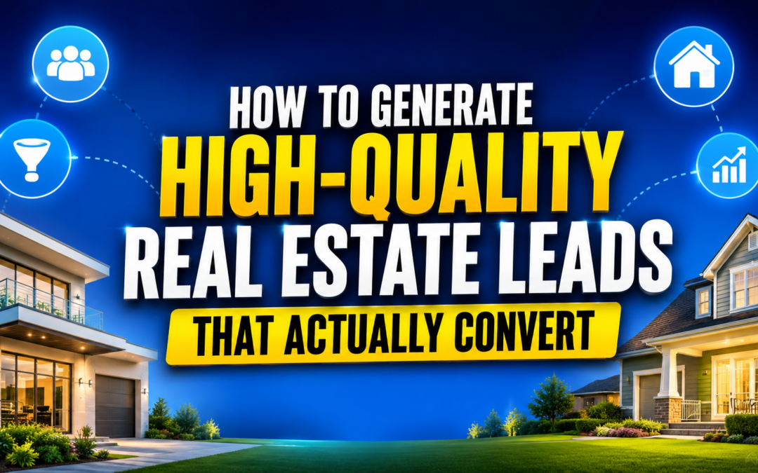 How to Generate High-Quality Real Estate Leads That Actually Convert