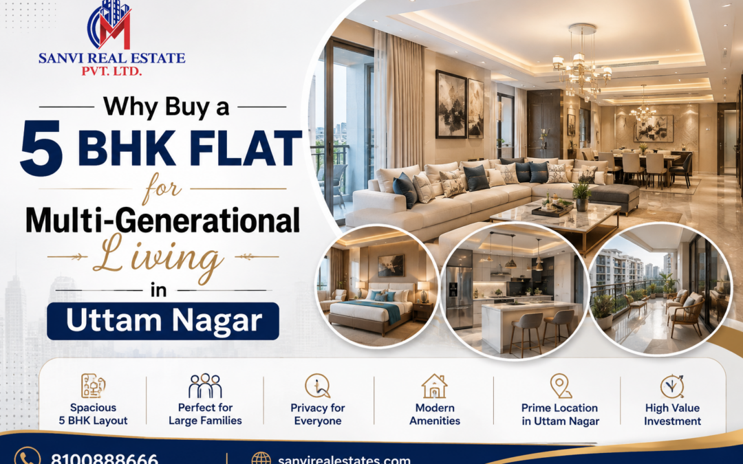 Why Buy a 5 BHK Flat for Multi-Generational Living in Uttam Nagar